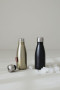 NILS STEEL BOTTLE BLACK 12/24 H 26 CL