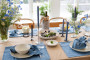 EDEN DENIM KITCHEN TOWEL, 2-PCS, BLUE
