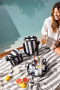 CITY STRIPE COOLER BAG SMALL RPET, GREEN/WHITE