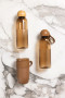 TURE WATER BOTTLE, FUDGE/BAMBOO