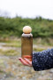 TURE WATER BOTTLE, FUDGE/BAMBOO