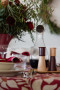 GURKEN SALT AND PEPPER MILL SMALL, 2-PCS, DARK RED/BROWN