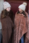 ESTHER REC. FLEECE PLAID, LIGHT BROWN