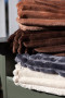 ESTHER REC. FLEECE PLAID, LIGHT BROWN