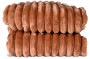 ESTHER REC. FLEECE PLAID, LIGHT BROWN