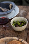 DITTE BOWL, 2-PCS, BEIGE/BORDEAUX