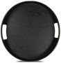 HANNA ROUND TRAY, BLACK