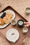 INKA SERVING PLATE, BEIGE