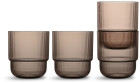 BILLI WATER GLASS RPET, 4-PCS