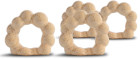 NAPKIN RING PORTO 4PCS/SET, BEIGE