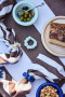 NAPKIN RING PORTO 4PCS/SET, BLUE
