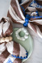 NAPKIN RING PORTO 4PCS/SET, BLUE