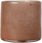 Vase/Candle holder Calore  M, Rusty red