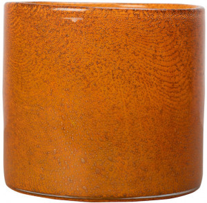 Vase/Candle holder Calore  M,  Orange