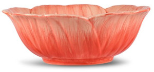 BOWL POPPY M, RED